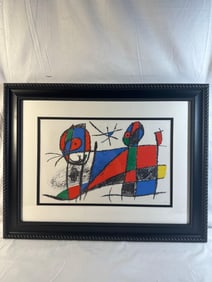 Untlitled Lithograph II by Joan Miro (Spain, 1893-1983) Lithograph