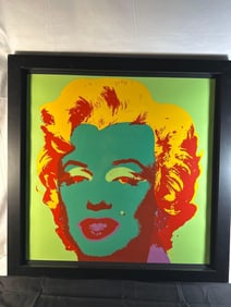 "Marilyn Monroe" By Andry Warhol (American, 1928-1987) Lithograph Sunday b Morning