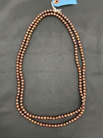 Brown Freshwater Pearl 62-Inch Round Necklace