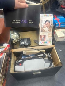 Polaroid Land Camera Model 230 with Case, Manual, and Accessories