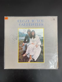 "Close to You" by The Carpenters Autographed Vinyl Record