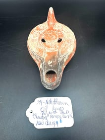 North African Christian Oil Lamp with Christogram - Box 2 - 349