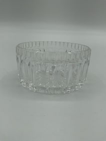 Vintage Pressed Glass Pinwheel Pattern Bowl