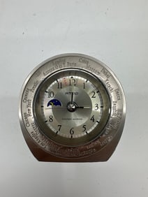 ATOP Mini World Time Alarm Clock for Restoration Hardware