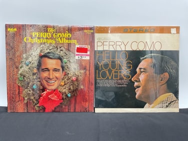 Lot of 2 Perry Como Vinyl Records