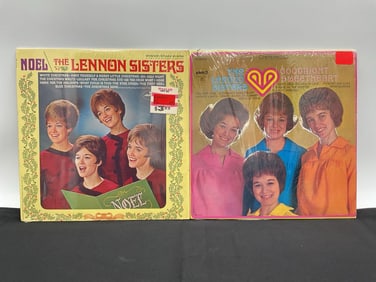 Lot of 2 Lennon Sisters Vinyl Records