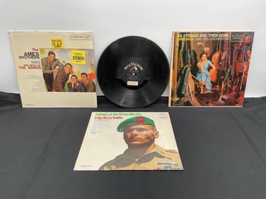 Lot of 4 Vintage RCA Victor Vinyl Records