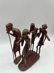 Hand-Carved African Tribal Figures by Simoni Kloko