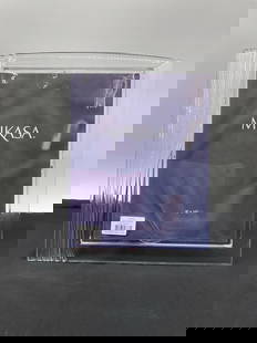 Mikasa Glass Picture Frame (8" x 10"): A high-quality Mikasa glass picture frame designed for an 8" x 10" photo. Known for its elegant and modern aesthetic, Mikasa frames are crafted from clear glass with a sleek design, perfect fo