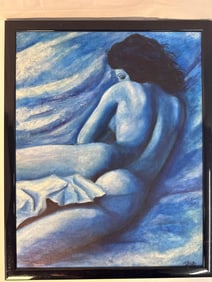 "Reclining Nude" by Manuel de Jesus (Cuban)