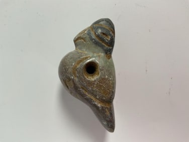 Pre-Columbian Carved Stone Zoomorphic Pendant