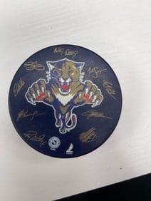 Florida Panthers 2000 Signed Puck