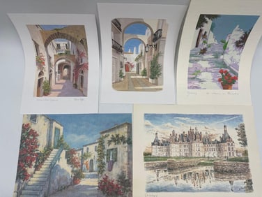 European Street and Chteau Scenes Collection