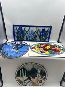 Boxed Stained Glass Panels (4 Units)