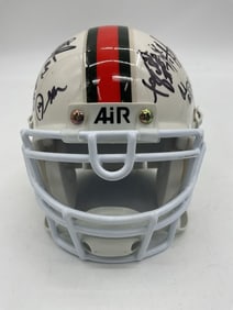 University of Miami Hurricanes Team-Signed Mini Helmet