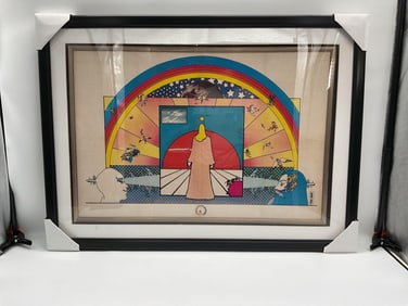 Rainbow Sage by Peter Max(German/American, b.1939) Poster