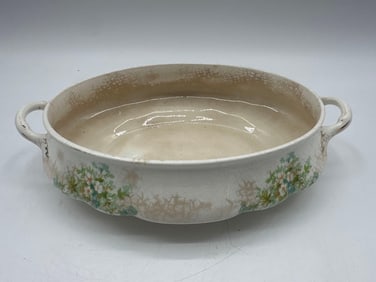 Keystone CPC Floral Ironstone Oval Serving Dish