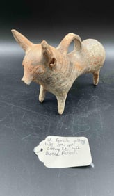 Box 9 - 6A Cypriote Pottery Bull Figurine