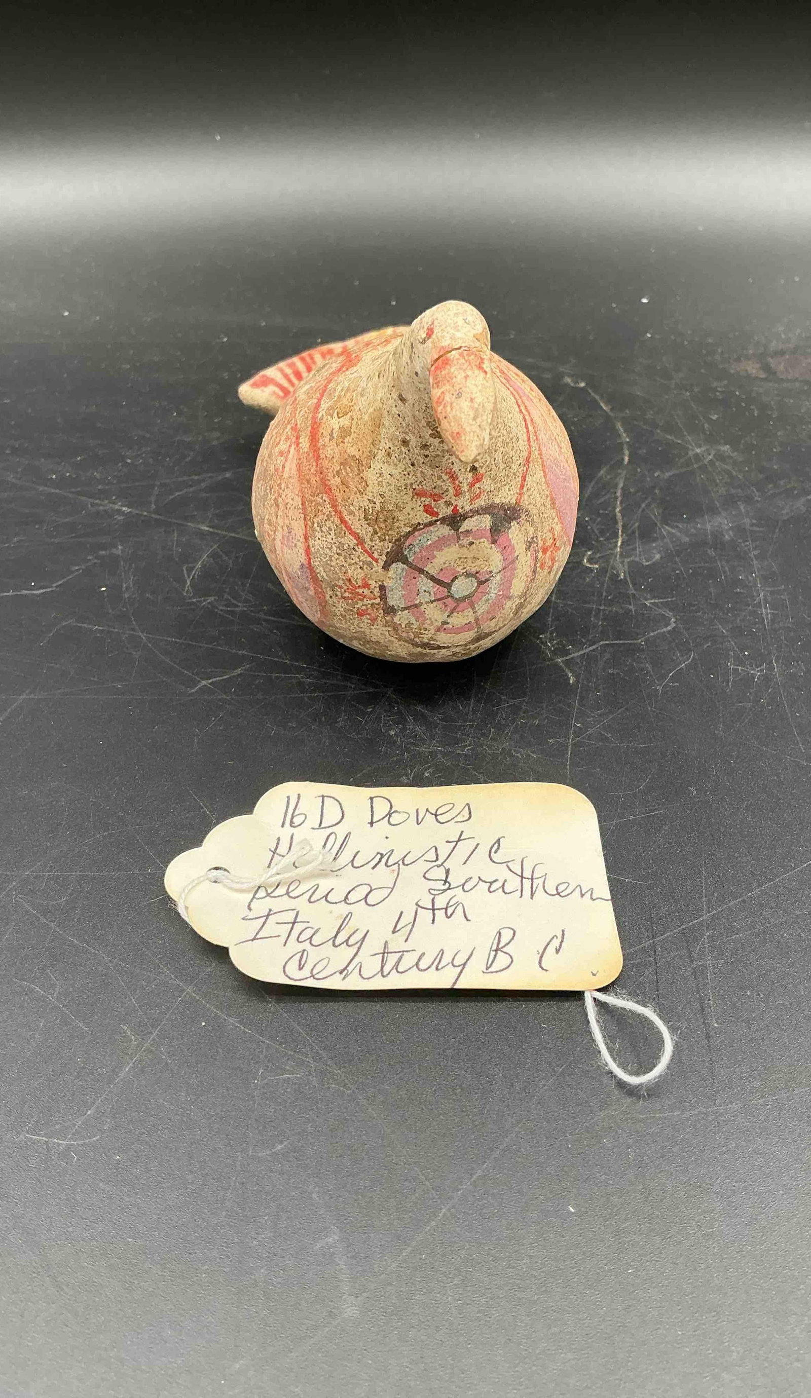 Box 9 - 16D Hellenistic Terracotta Dove Figurine Southern Italy 4th Century BC (1 of 5)