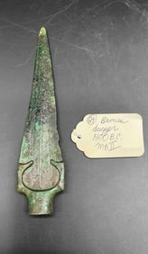 Box 9 - 29 Bronze Dagger Middle Bronze Age II Circa 1800 BC