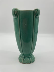 McCoy Pottery Scroll Rim Vase