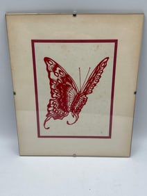 Stylized Butterfly Silhouette