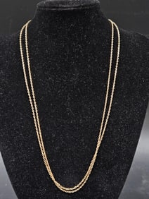 Chopard 18K Yellow Gold Chain Necklace