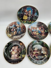 Set of 10 M.I. Hummel Collector Plates - Little Companions Series by Danbury Mint