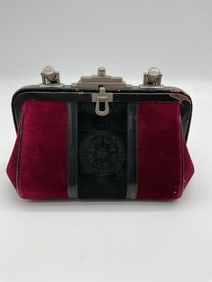 Antique Italian Velvet Evening Bag- Roberta Di Camerino