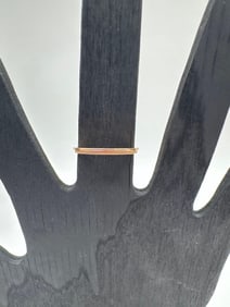14K Rose Gold Band Ring