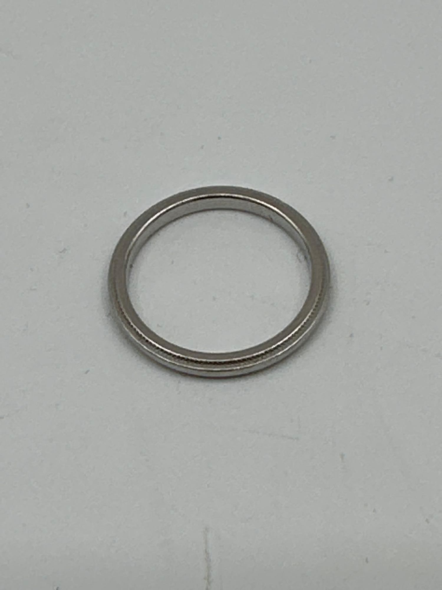 Tiffany & Co. PT950 Platinum Band Ring (1 of 3)