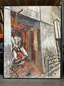Monumental sized Painting by Josef Jackerson(Russian/Israeli, b.1936)