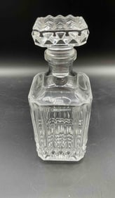Vintage Square Cut Crystal Liquor Decanter