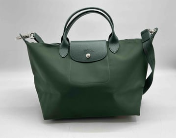 Longchamp Le Pliage Green Tote Bag