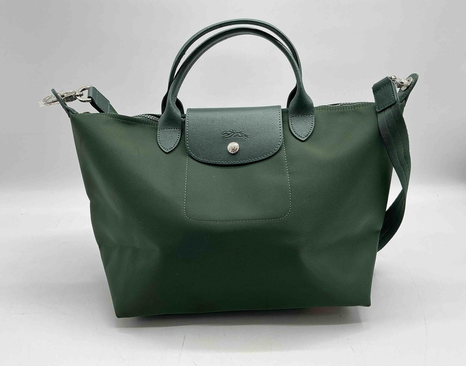 Longchamp Le Pliage Green Tote Bag (1 of 8)