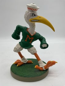 University of Miami Hurricanes Sebastian the Ibis Figurine