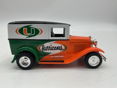 University of Miami Hurricanes 2nd Edition Diecast Collectible Delivery Truck