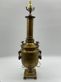 Antique Brass Samovar Table Lamp