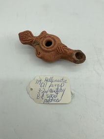 Hellenistic oil lamp 3-2nd Century BC spout