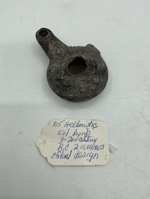 RARE Hellenistic Oil Lamp 3-2nd Century B.C.