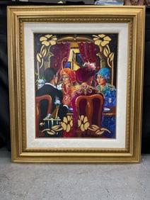 Otto Aguiar - Elegant Women at the Theater GIclee