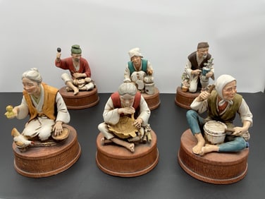 1974 Lionstone Limited Edition Liquor Decanters – Korean Folk Series - Filled