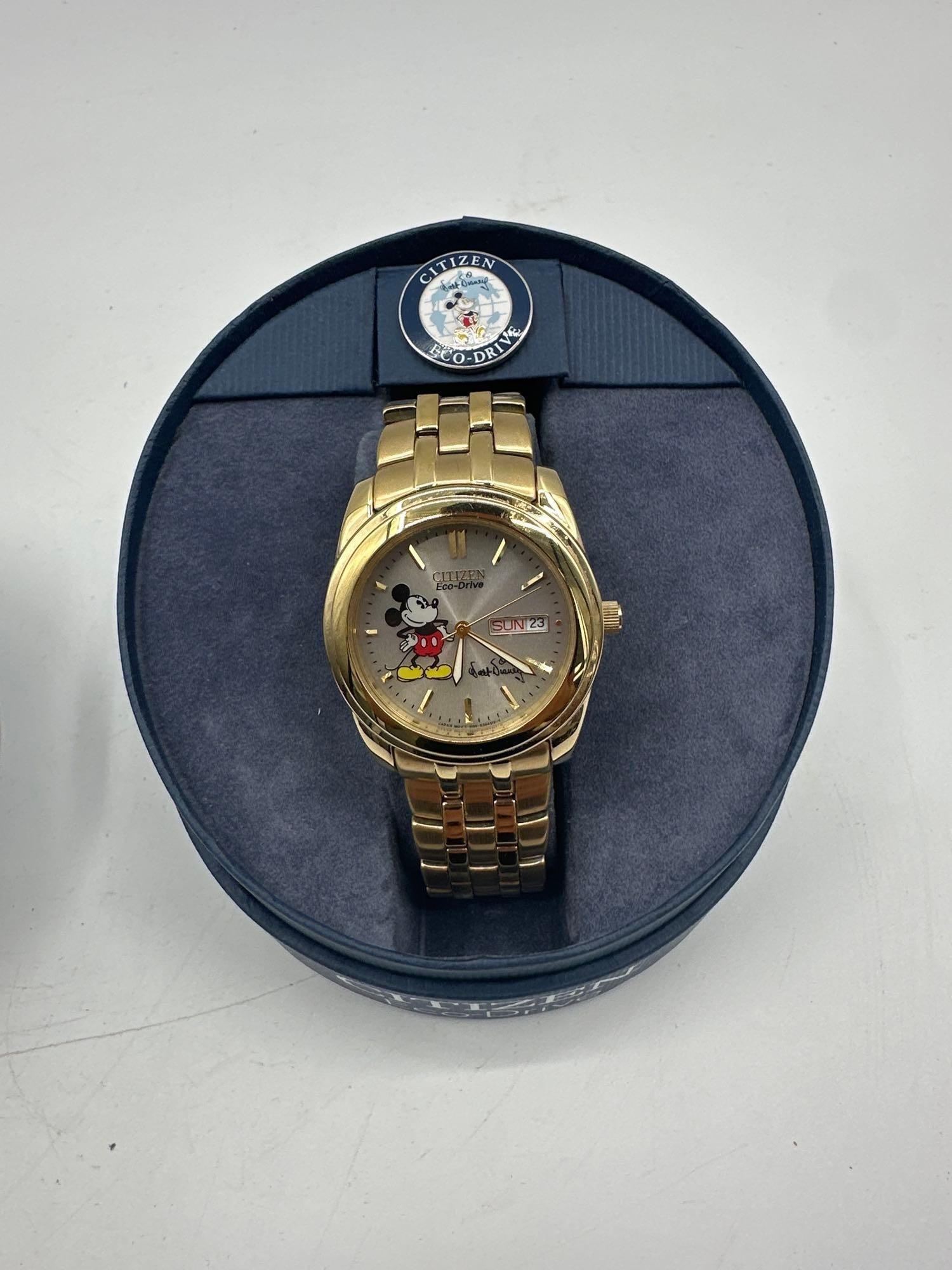 Citizen Eco-Drive Mickey Mouse Watch with Box (1 of 10)