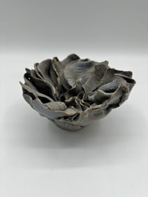 Studio Pottery Flower Sculpture