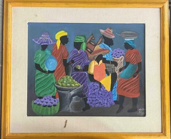 Wilken Duteuil - Haitian Market Scene