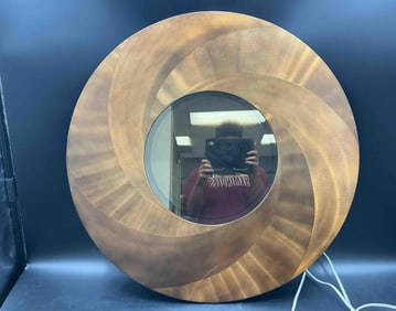 Modern Round Backlit Wall Mirror