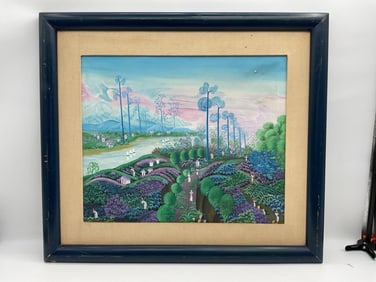 Jean M. D. - Haitian Mountain Garden Scene