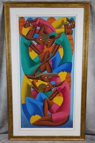 Laurent Casimir (Haiti, B.1928-1990) Oil Painting