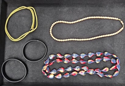 Assorted Vintage Jewelry Lot – Necklaces and Bangles