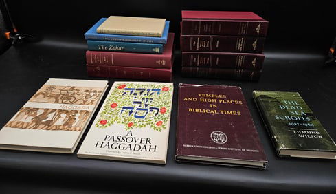 Collection of Judaica and Religious Studies Books
